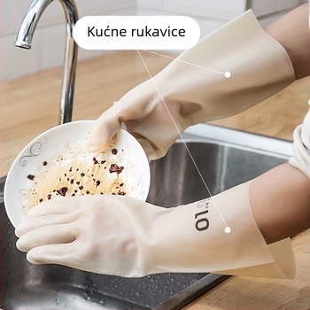 Izdržljive silikonske rukavice za pranje suđa u kuhinji