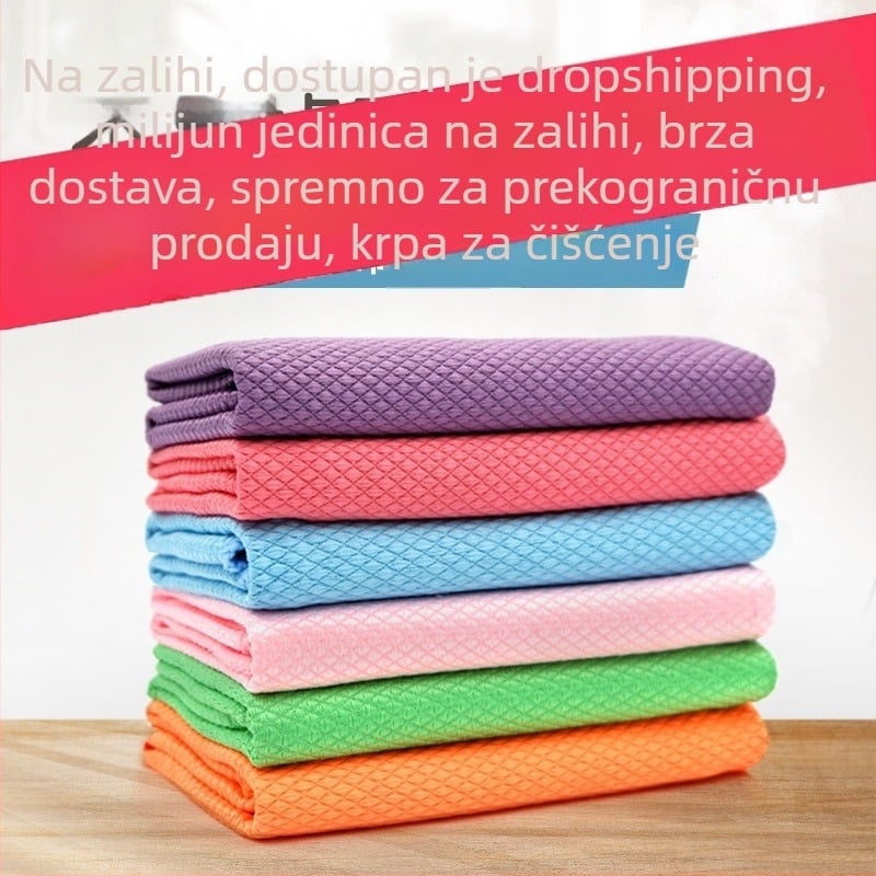 Mikrovlakna krpa za staklo i prozore – upijajuća krpa za kućanstvo