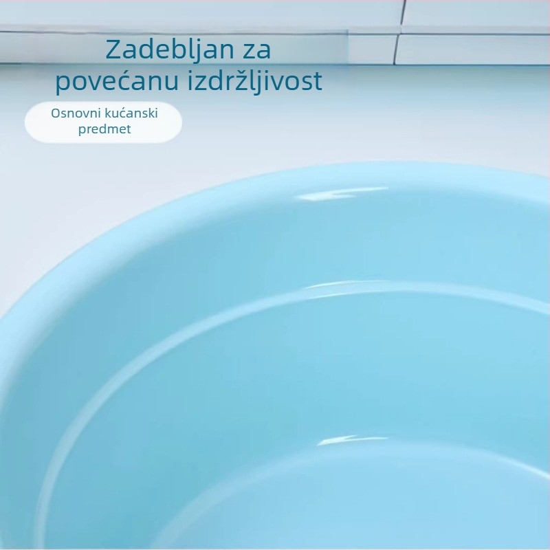 Plastična posuda s prilagodljivim printom, velika kapaciteta, za kućnu upotrebu i domove studenata, za pranje lica, stopala i povrća