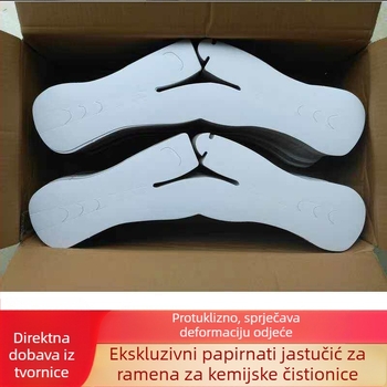 Jednokratni papir za ramena za vješalice za odjeću