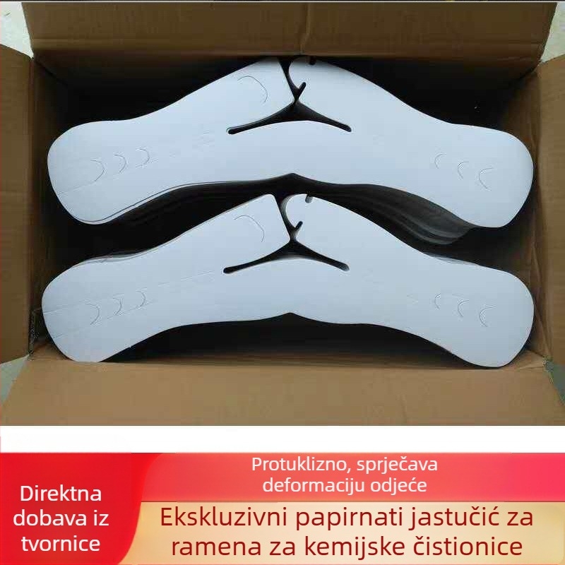 Jednokratni papir za ramena za vješalice za odjeću