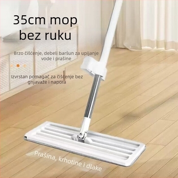 Ploški mop dvostruke namjene za suho i mokro čišćenje uz set kante