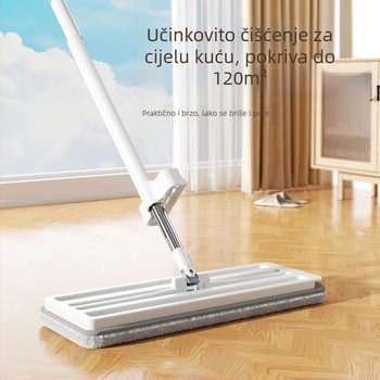 Ploški mop dvostruke namjene za suho i mokro čišćenje uz set kante
