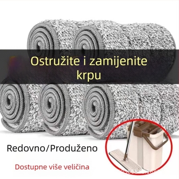 Zamjenska krpa za plosni mop, ljepilni tip, periva, debeli krpa za kućnu upotrebu