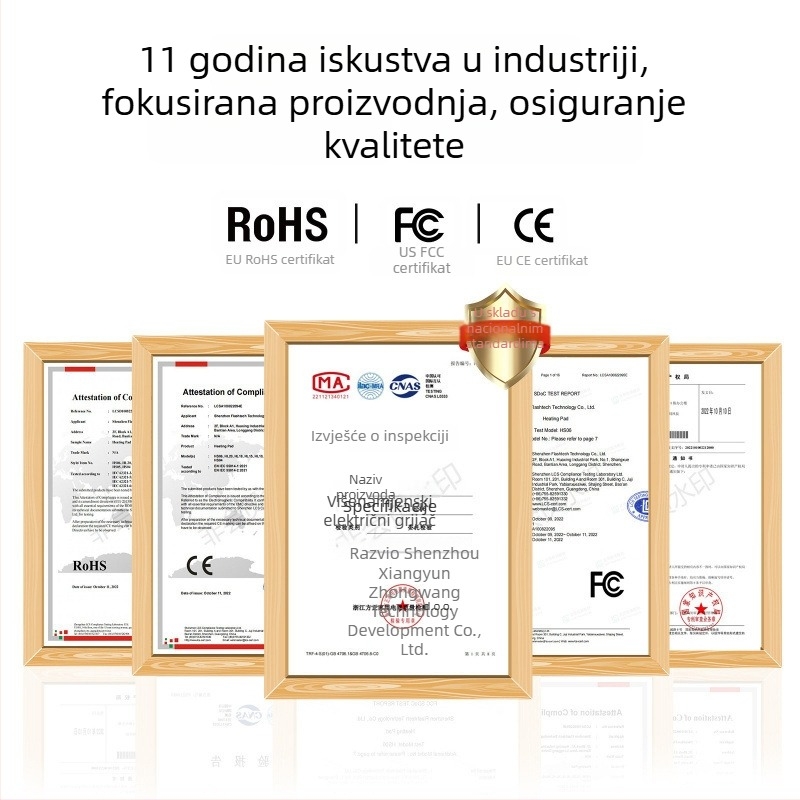 USB napajani električni grijač za ruke, 30×50 cm, zagrijavajući jastuk, sklopivi, s skrivenim zatvaračem