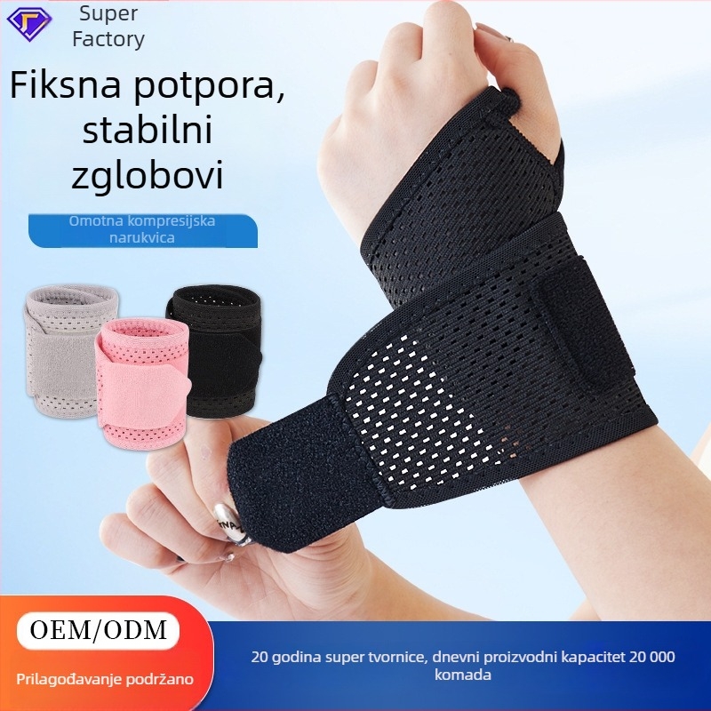 Sportska ortoza zapešća s kompresijom, TFCC potpora, pogodna za badminton i tenis