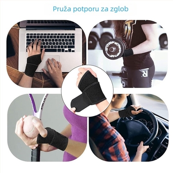 Prozračna, lagana narukvica za zapešće za sport i fitness, zaštita tetiva i podrška protiv uganuća, narukvica za zapešće za košarku