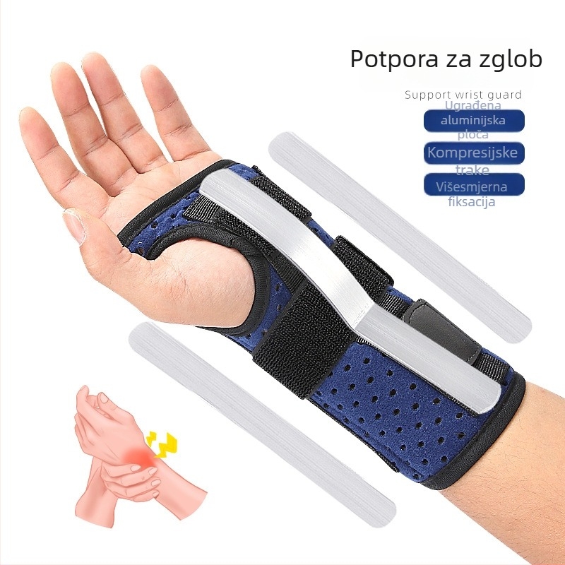 Fiksacijski remen za zglob, ruku i dlan — sportski stabilizator, zaštita za tipkanje i rad