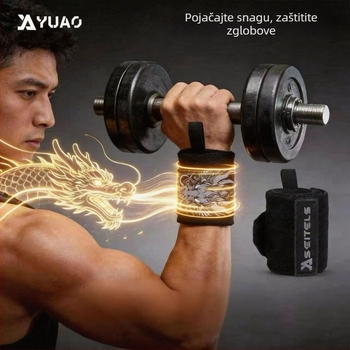 Prilagodljive narukvice za zglobove za fitness – kompresijske trake za trening i dizanje utega, unisex