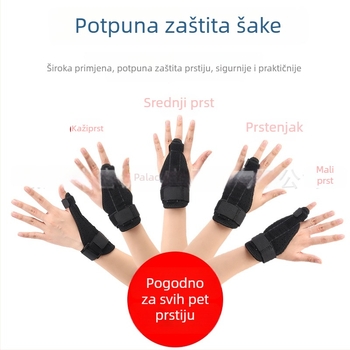 Zglob za zapešće s aluminijskom pločom za potporu, zaštita palca i fiksacija prstiju