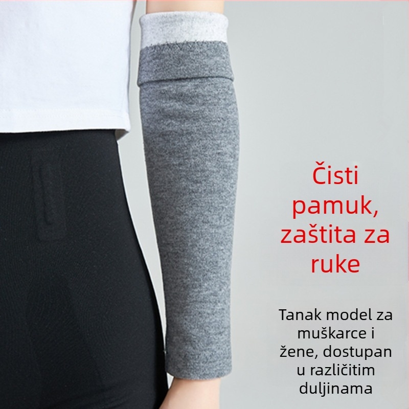 Pamučni zaštitnik za lakte i zglobove – tanak, prozračan rukav za proljeće i ljeto