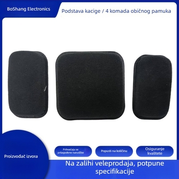 Unutarnja podstava kacige, set od 4 dijela pamučne podloge, EVA pena oblikovana toplom i hladnom prešom za zaštitu glave