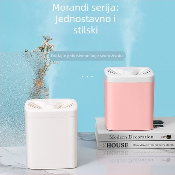 Novi model zraka ovlaživač s dvostrukim raspršivanjem i velikim izlazom magle za kućnu upotrebu, stolni tiši USB ovlaživač