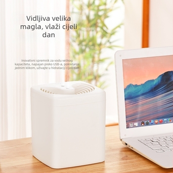 Novi model zraka ovlaživač s dvostrukim raspršivanjem i velikim izlazom magle za kućnu upotrebu, stolni tiši USB ovlaživač