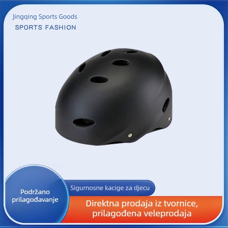 Dječja sigurnosna kaciga za trening na rolama i vožnju biciklom, kaciga za početnike za skateboard, prilagodljiva