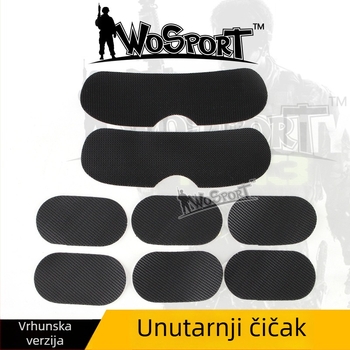 Wosport Taktički dodaci za kacigu s visokokvalitetnim unutarnjim Velcro