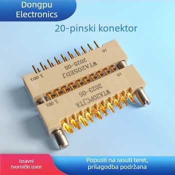 WTA serija konektora, 20‑pin priključak, muški i ženski, razmak 2,54 mm, kabel-na-plocu konektor