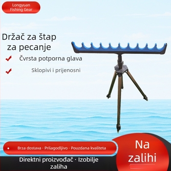 Aluminijski držač za štapove, proširivi trokutasti stalak, prijenosni sklopivi držač za tlo