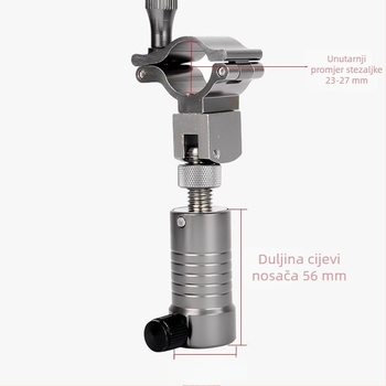 Višenamjenski ribarski stolac od aluminijsko-magnezijskog legura, trodijelni set s posudom za mamac, nosačem kišobrana i nosačem ribe