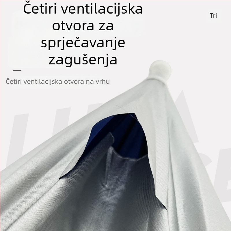 Kapa-umbrela za ribolov – dvostruka upotreba protiv sunca i kiše, kapa s ugrađenom kišnom zaštitom, jednodijelna konstrukcija s preklopnom zaštitom od kiše