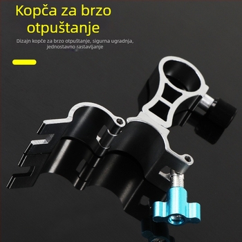 Par sklopivih nosača kišobrana za kolica – univerzalni nosač kišobrana za ribarsko sjedalo i kolica, aluminijska legura