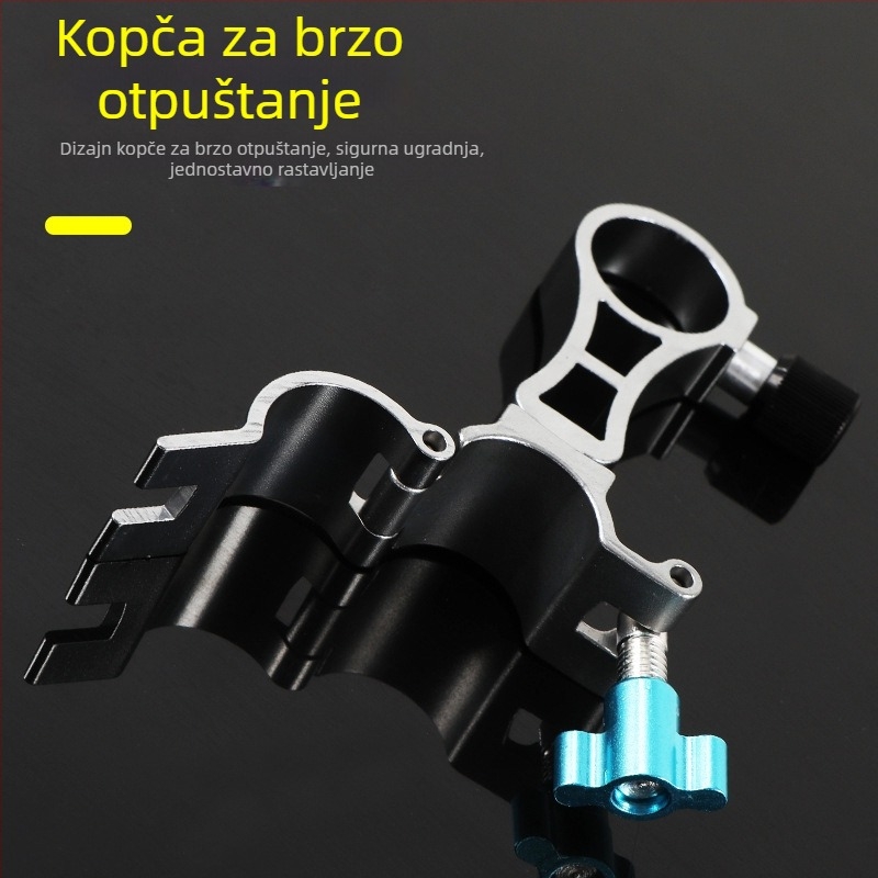 Par sklopivih nosača kišobrana za kolica – univerzalni nosač kišobrana za ribarsko sjedalo i kolica, aluminijska legura