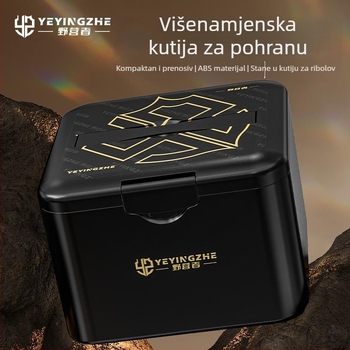 Kutija za skladištenje za kampiranje i ribolovne potrepštine, prijenosna kutija za udice i alate