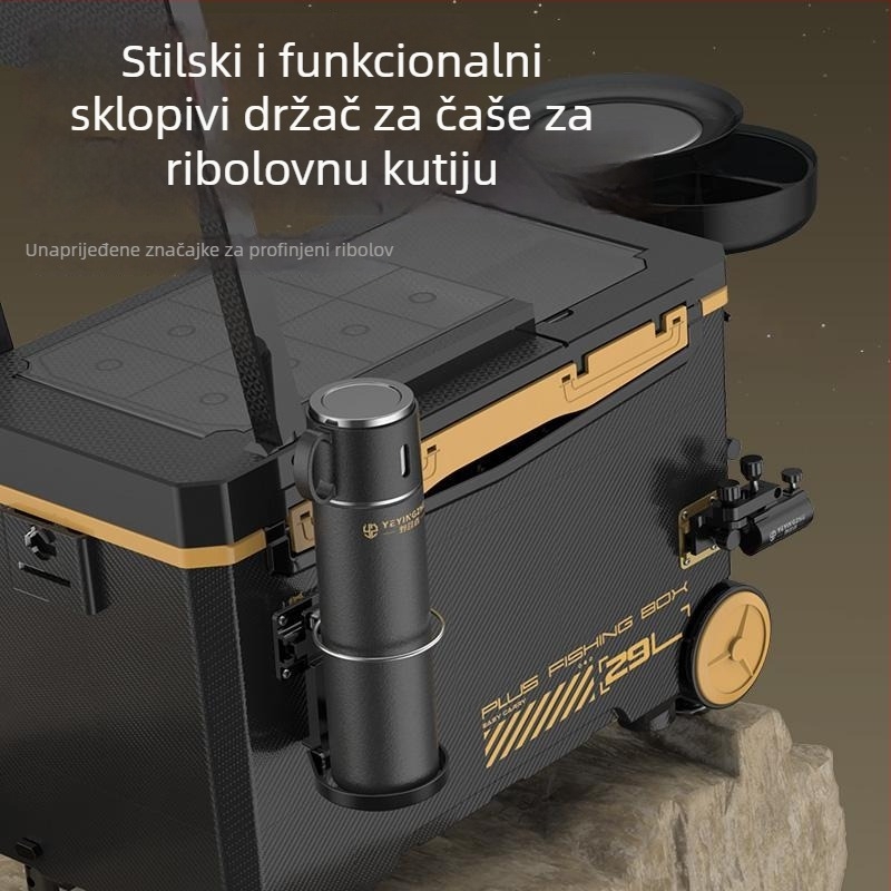 Sklopivi univerzalni držač za šalicu čaja i bocu vode za kutiju za kampiranje i ribolov