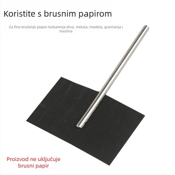 Alat za drvorez i poliranje korijena s klipom za brusni papir 2,35 mm, dvostruko funkcijski klip‑štap i štap s oblikom kišobrana
