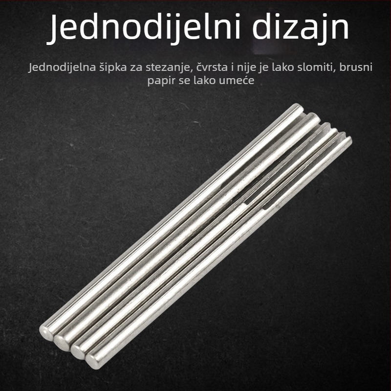 Alat za drvorez i poliranje korijena s klipom za brusni papir 2,35 mm, dvostruko funkcijski klip‑štap i štap s oblikom kišobrana