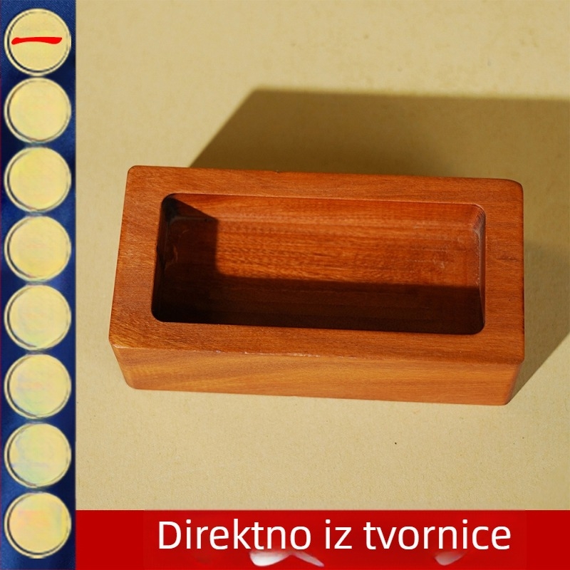 Velika baza za talisman od drveta, fino izrezbarena dekorativna drvena figura, ručna izrada, taoistički stil