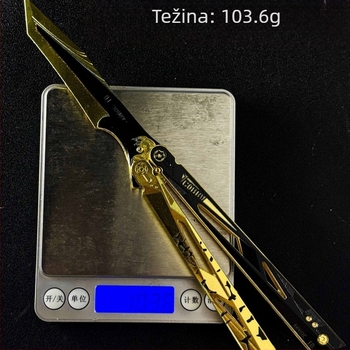 Delta Force Mercy Knife — metalni leptir nož, ukrasni model
