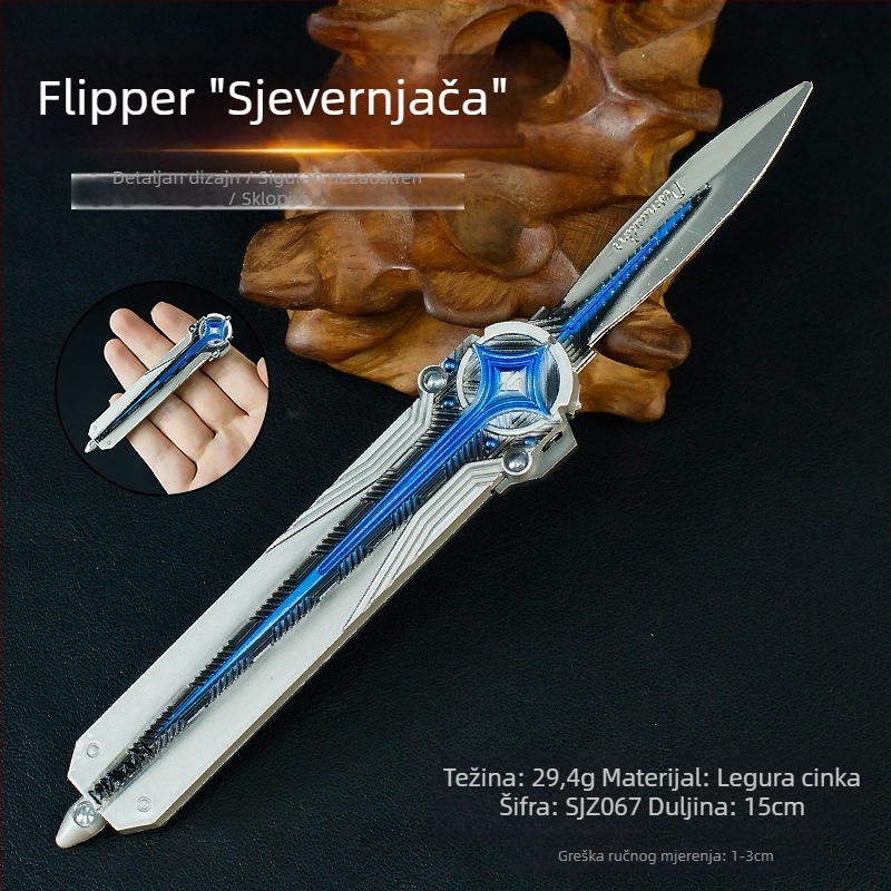 Delta Toys 15 cm model noža-oružje North Star, metalna izrada