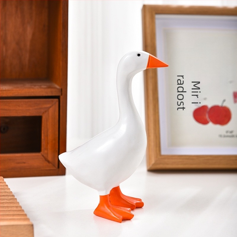 Slatka patka od smole s magnets za pohranu i DIY ukras