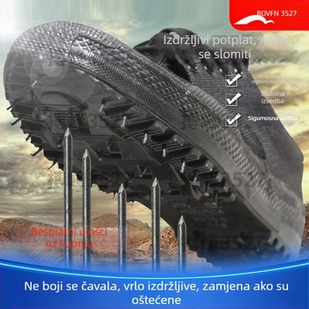 Kevlar zaštitne cipele otporne na probijanje za muškarce – protuklizne i otporne na habanje, radne cipele