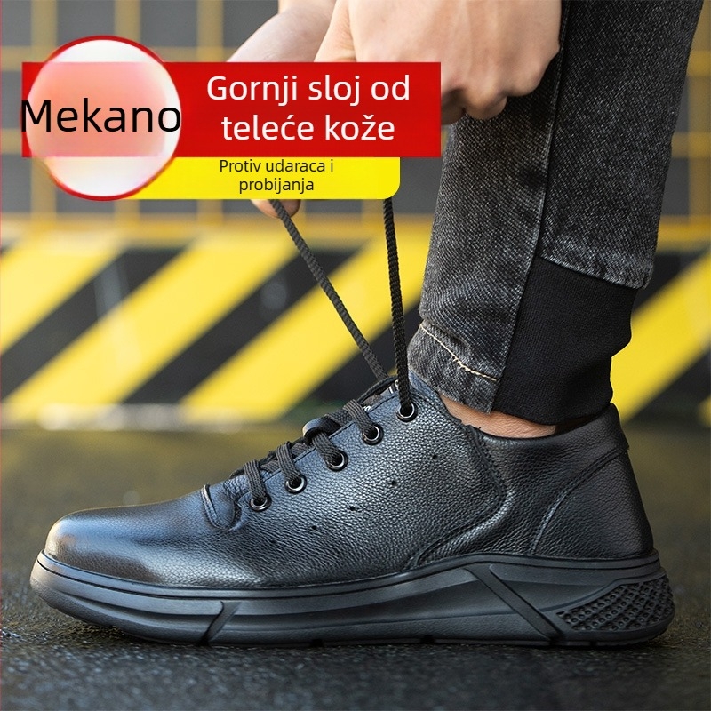 Muške sigurnosne radne cipele: prozračne, otporne na udarce i prodiranje, otporne na miris, otporne na habanje, s čeličnim prstom, za gradilišta, ljeto