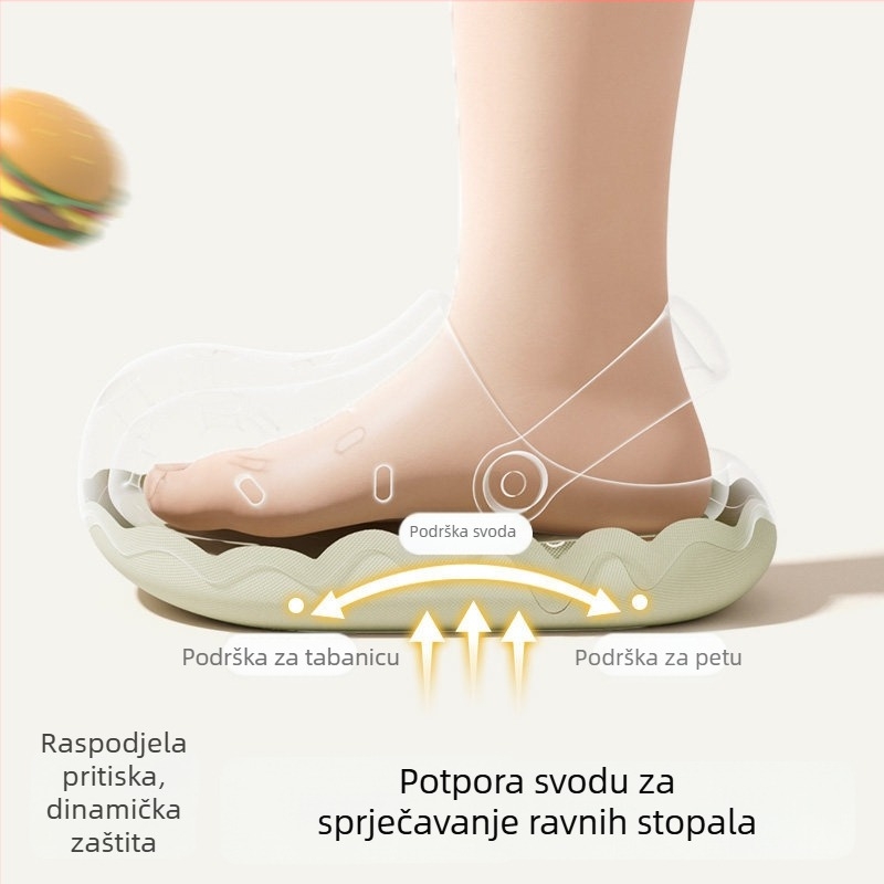 Chijia dječje ljetne papuče – slatke plažne papuče s zatvorenim prstom, unutarnje sandale za dječake i djevojčice, EVA pjena na gornjem dijelu