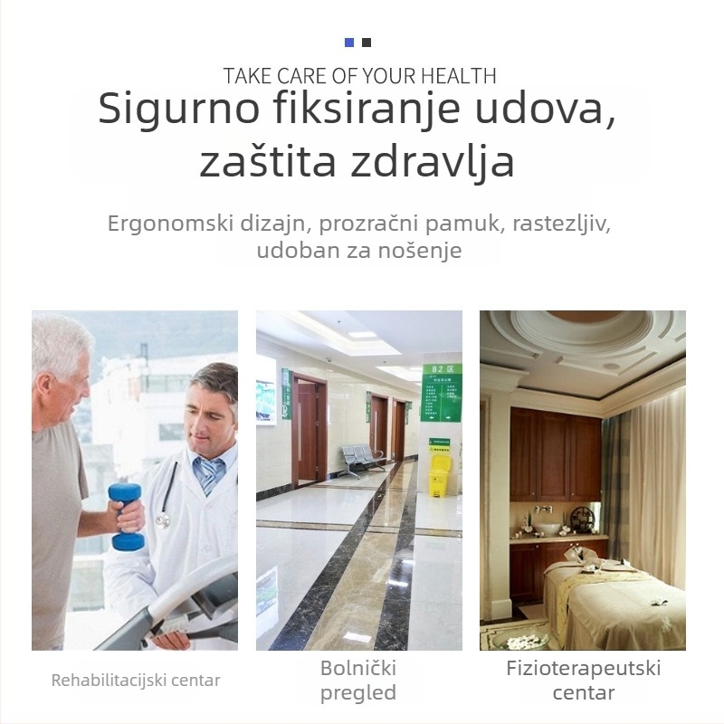 Izdržljive trake za ograničenje udova za ruke i noge, prozračna fiksacijska traka za ležeće starije bolesnike
