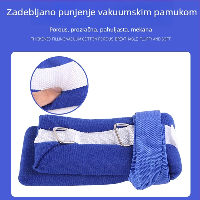 Izdržljive trake za ograničenje udova za ruke i noge, prozračna fiksacijska traka za ležeće starije bolesnike