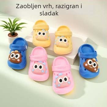 Dječje papuče s crtić dizajnom, unutarnje protuklizne papuče za dom i kupanje