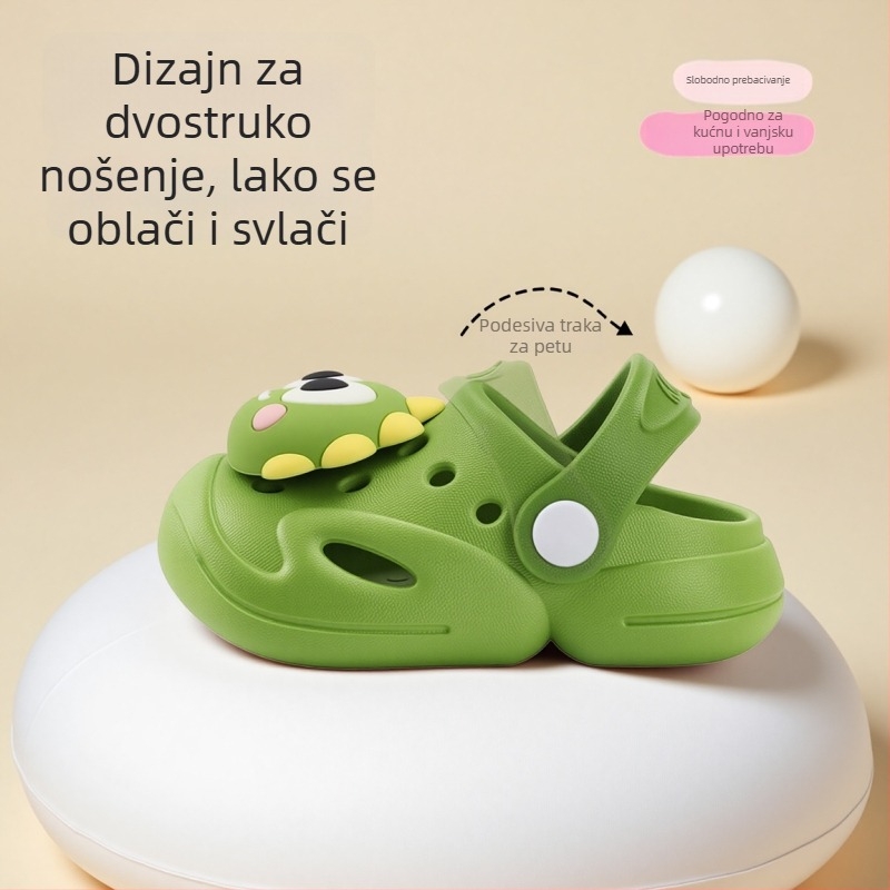Dječje papuče s crtić dizajnom, unutarnje protuklizne papuče za dom i kupanje