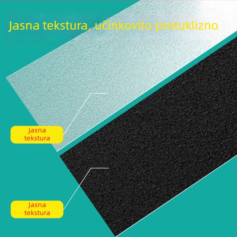 Traka za stepenice s uzorkom liči, anti-slip, samoljepljiva, PEVA guma, duljina 5 m