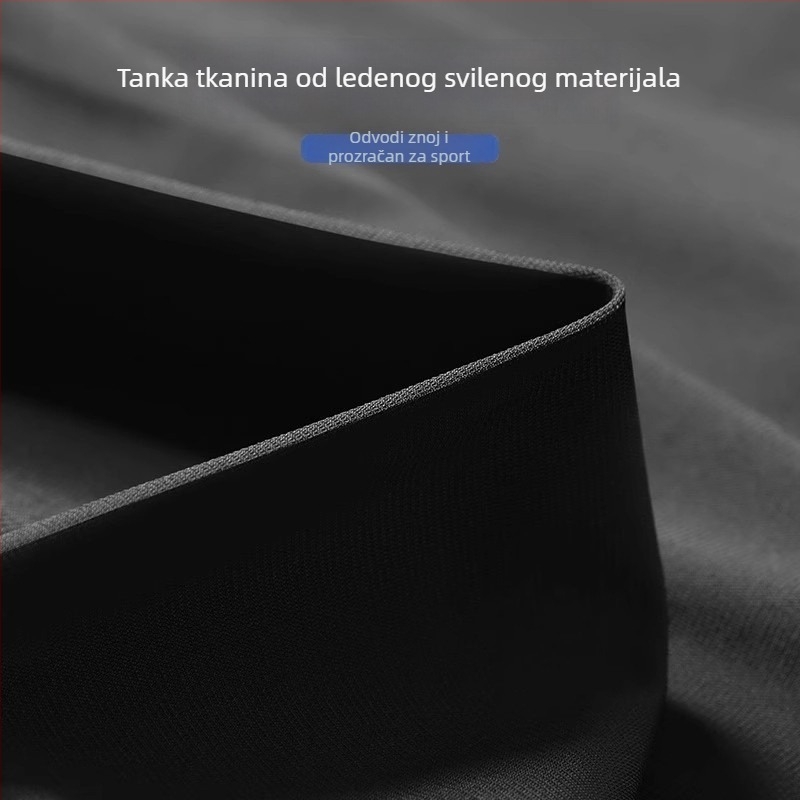 Muške trkačke šorceve 3/4 dužine, brzo sušeći materijal, ljetni fitness set