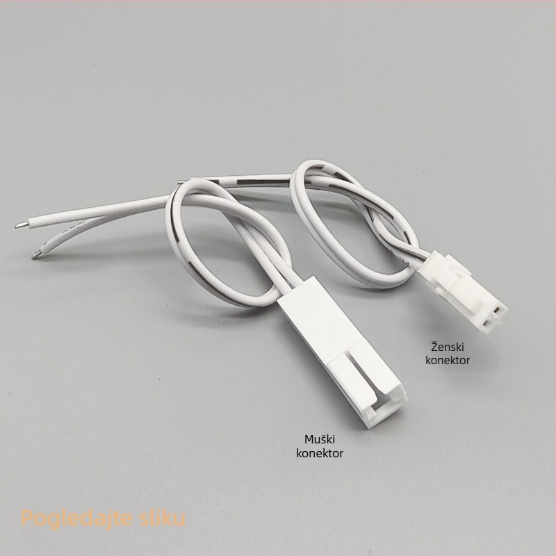 Dupont kabel za LED traku, 15 cm, 2P priključak, muški i ženski spoj za rasvjetu ormarića