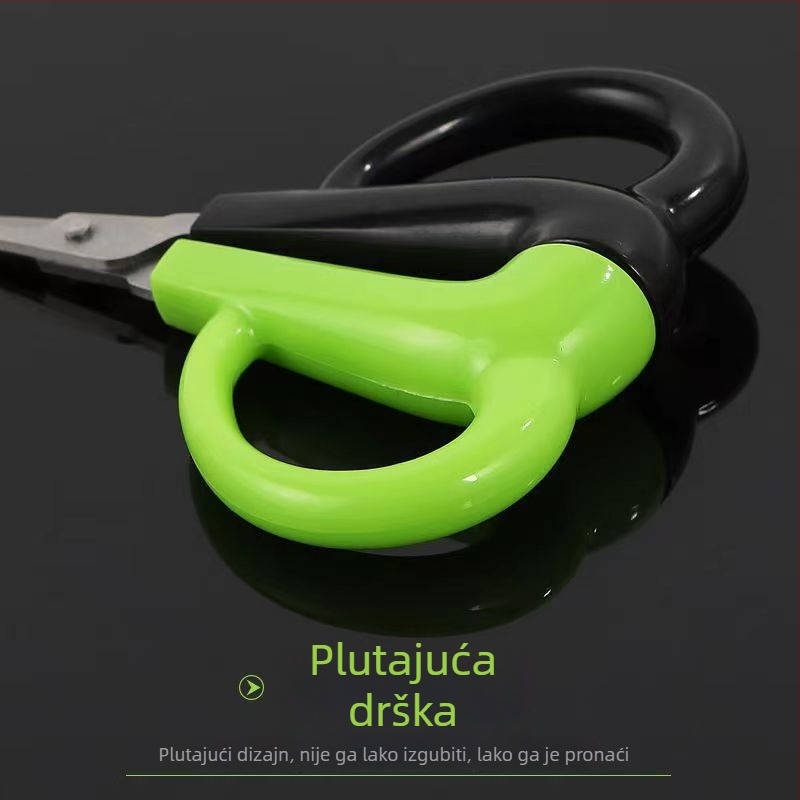Plutajuće škare za ribolov s dizajnom protiv gubitka, ne tonu, snažne škare za rezanje najlona i kliješta za mamce