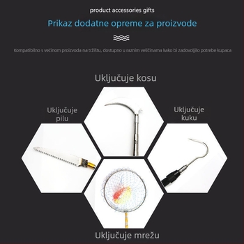 Nerđajući čelični teleskopski višenamjenski štap za rezanje visokih grana, štap za mrežu, udice za Sophora japonica i Toona sinensis, ribolov i košenje trave
