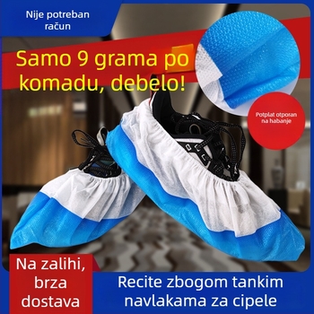 Jednokratne navlake za cipele, vodootporne i prozračne, s debelim premazom, protuklizne, za vanjsku upotrebu, gradilišta, dom i farme