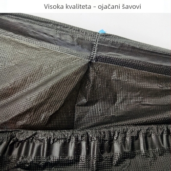 100 crnih jednokratnih navlaka za cipele od CPE, vodootporne, protuklizne, ojačane, za unutarnju upotrebu za studente