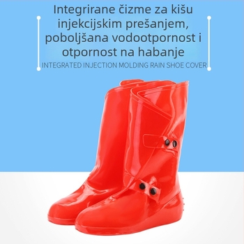 Visoki vodootporni pokrov za cipele, debelog dizajna, plastična protuklizna potplata, otporan i topao