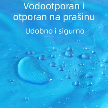Jednokratne navlake za cipele za kišu, dugačke, vodootporne i otporne na klizanje, prozirnog plastičnog materijala, debele i otporne na habanje, univerzalna veličina